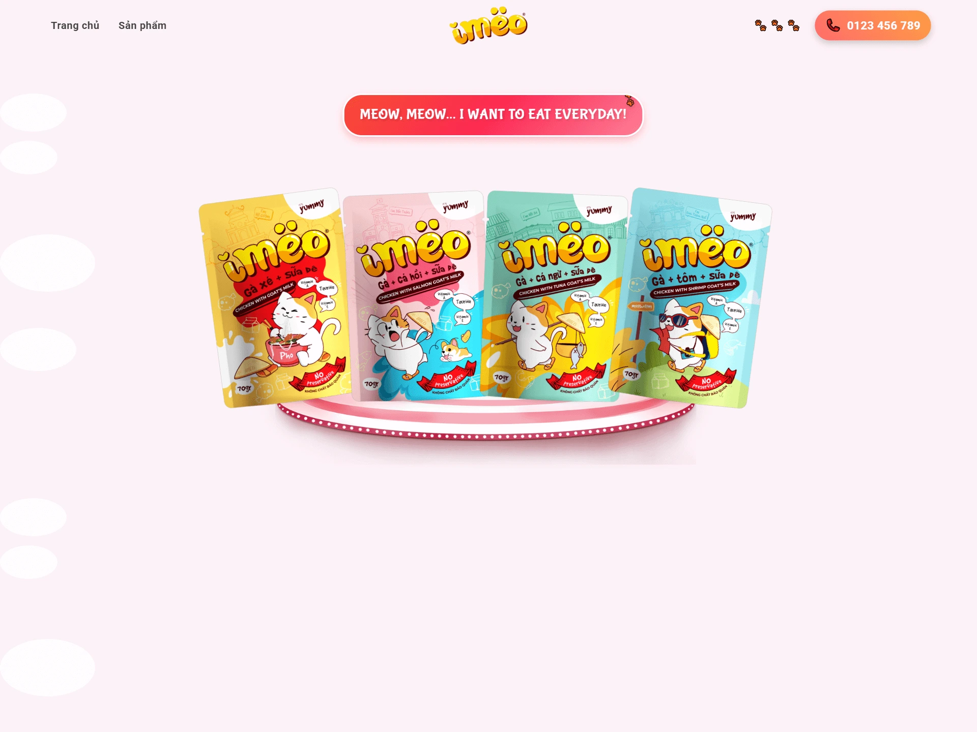 imeo Pet Shop Website